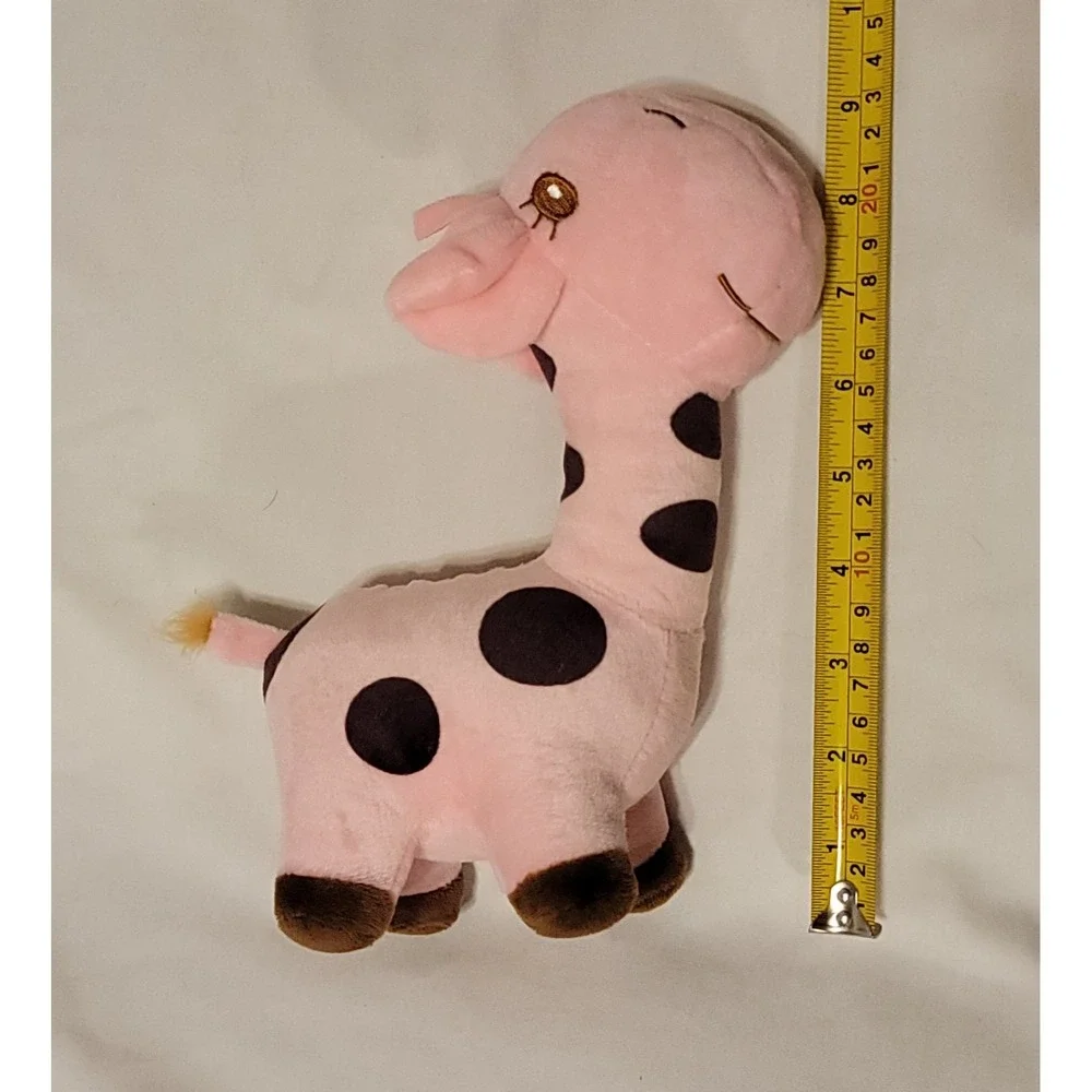 BABY GIRAFFE Pink w/Polka Dots 9